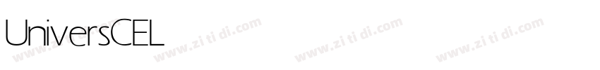 UniversCE Light字体转换 UniversCE Light字体转换